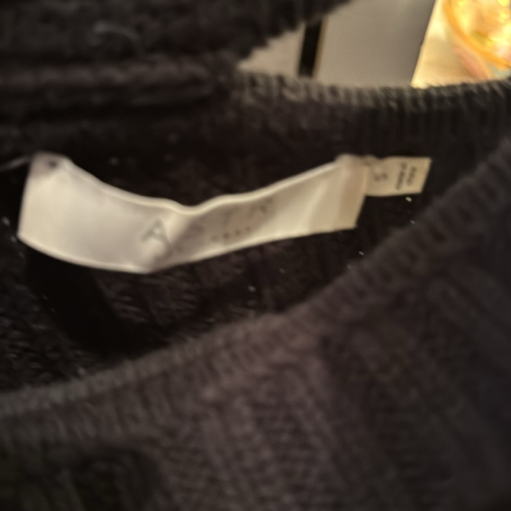 ASTR the Label Sequoia Shoulder Cutout Sweater Black Small - Picture 7 of 10